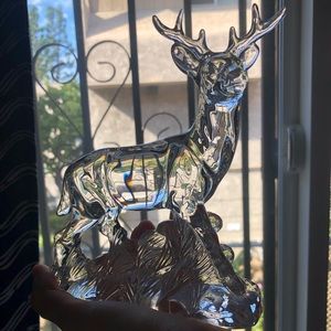 Lead Crystal Deer